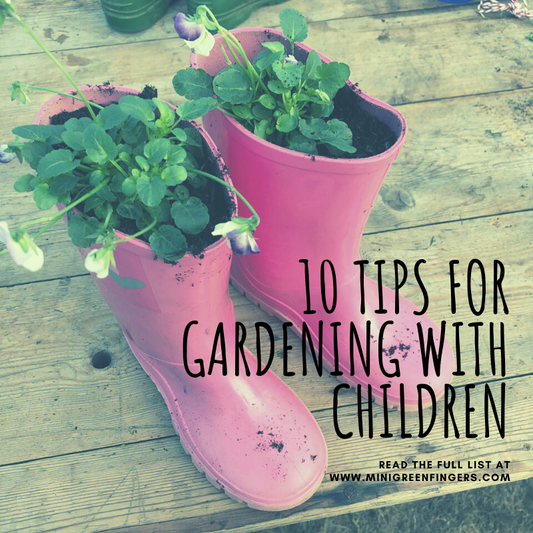 Top 10 tips for gardening with children