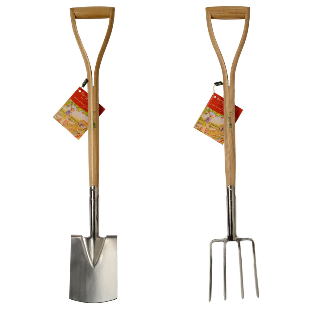Burgon and Ball digging fork and spade set for children