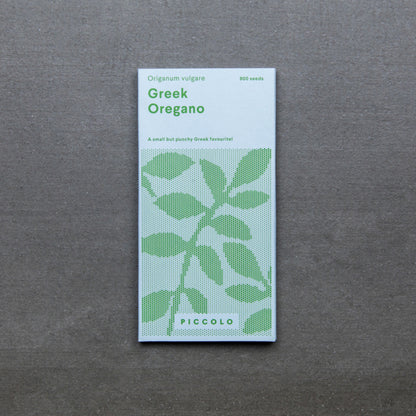 Greek Oregano seed packet