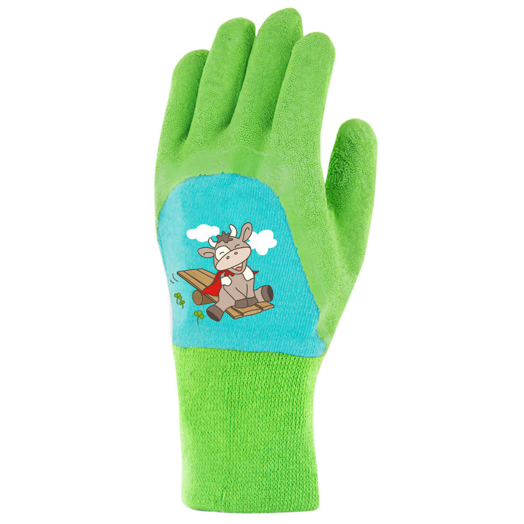 Blackfox gardening gloves for kids in green