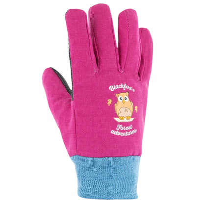 Pink gardening gloves for children 'Happy'  from Blackfox