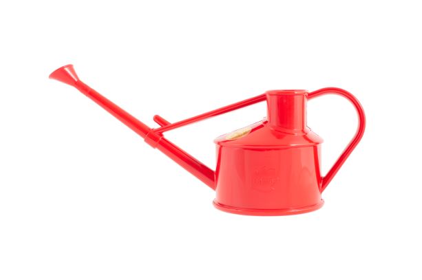 The Langley Sprinkler Watering Can in red